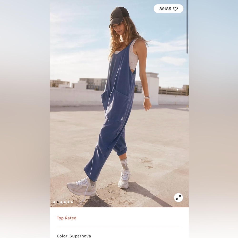 FP Movement by Free People Blue Jumpsuit